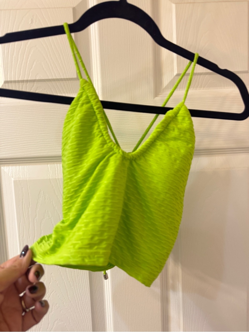 BuffBunny Neon Lime Textured Cami